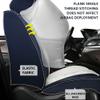Iceleather Luxury Car Seat Covers for Chevrolet Equinox 2005-2025,Waterproof Soft Breathable PU Leather Seat Cover with Storage Pockets(Classic Black,Full Set with Pillow) view 4
