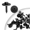 10Pcs Metal Black Car Screw Body Bumper Hood Retainer Clips A15100800ux0092 view 1