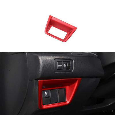 Rifoda for Accord Instrument Panel Left Lower Control Panel Cover Decoration ABS Material Fit for Honda 10th Gen Accord 2018 2019 2020 2021 Interior Decoration Red Style 1PCS
