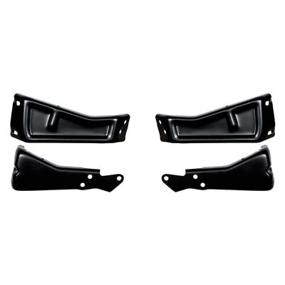 United Pacific 110928 Bumper Bracket Hardware Kit, Steel, Black, Rear, for 1973-80 Chevy & GMC Fleetside Truck