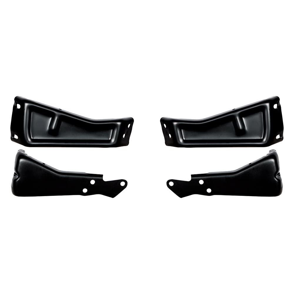 United Pacific 110928 Bumper Bracket Hardware Kit, Steel, Black, Rear, for 1973-80 Chevy & GMC Fleetside Truck