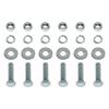 United Pacific 110928 Bumper Bracket Hardware Kit, Steel, Black, Rear, for 1973-80 Chevy & GMC Fleetside Truck view 3
