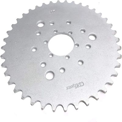 40T CNC Rear Chain Sprocket with 3/6/9H for Spoke Wheel - 2 Stroke 48cc/80cc YD100 Gas Motorized Bicycle