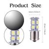OtpOutopa Car Tail Light LED Bulbs 1156 BA15S 1141 1073 1095 1003 7506 Base 13SMD 5050 LED Replacement for Car Interior RV Camper Brake Turn Bulb Backup Lamp Parking Side Marker Lights (White,4PCS) view 2