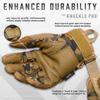 Glove Station Gloves for Men Touchscreen Utility Gear with Hard Knuckle Protection Used in Motorcycle, Airsoft, & Outdoor Work Camouflage - Hard Knuckle Large view 2