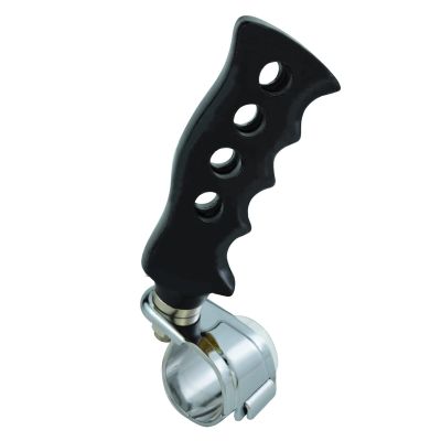 Temzzer Grip Handle Steering Wheel Assist Knob Car Turning Power Ball for Most Manual Automotive Transmission Vehicles (Black)