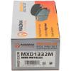 MAGMA MaxValue MXD1332M Semi-Metallic Brake Pads, Front view 3