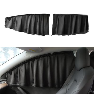 TPARTS Side Window Sun Shade for Tesla Model Y 2021-2026 (Including Model Y Juniper), Privacy Curtain Blinds Front & Rear Window Shade Blackout Drapes Set of 4 (Standard, Premium, Performance)