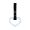 JDM TSURIKAWA White Masic Heart Ring Subway Train Bus Handle Strap Charm Drift view 1
