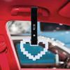 JDM TSURIKAWA White Masic Heart Ring Subway Train Bus Handle Strap Charm Drift view 2