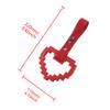 JDM TSURIKAWA Red Masic Heart Ring Subway Train Bus Handle Strap Charm Drift view 3