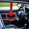JDM TSURIKAWA Red Masic Heart Ring Subway Train Bus Handle Strap Charm Drift view 4