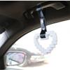 JDM TSURIKAWA White Masic Heart Ring Subway Train Bus Handle Strap Charm Drift 2PCS view 4