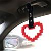 JDM TSURIKAWA Red Masic Heart Ring Subway Train Bus Handle Strap Charm Drift 2PCS view 4