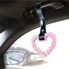 JDM TSURIKAWA Pink Masic Heart Ring Subway Train Bus Handle Strap Charm Drift 2PCS view 4