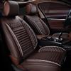 Jialuode Custom Car Seat Covers Fit for Meer CEE#des-Benz CLK 63AMG 1999-2009 5-Seat Full Set All Weather PU Leather Front Rear Seat Protector with Waterproof Airbag Standard Edition Coffee view 1