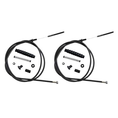 Pelsieur 2X Brake Cable Line for MAX G30 KickScooter G30D Electric Scooter Front Wheel Brake Assembly Accessories