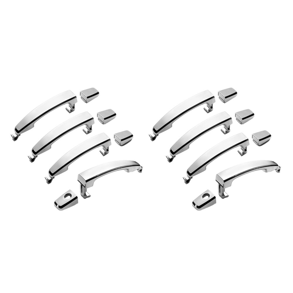 Pasotim 8Pcs Chrome ABS Door Outer Handle Covers for Captiva/Aveo/Vue 96468254 96468266 96468266