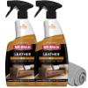 Weiman Leather Cleaner & Conditioner - Cleans, Restores & Protects Leather, UV Protection Prevent Cracking & Fading, For Car Seats, Sofas, Shoes, Bags & All Finished Leather Surfaces, 2 Pack, 22 FL Oz view 1