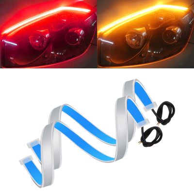 Qasim 12 Inch LED Strip Red Amber Daytime Running Tail Light