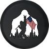 Bigfoot Rockstar American Flag Car Spare Tire Covers Size 32 view 1