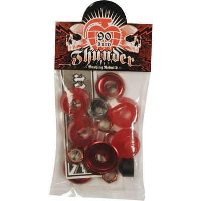 Thunder Trucks Red Bushing Rebuild Kit for 2 Trucks - 90a