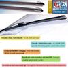 Wiper Blades Set/3 fits Volkswagen Golf 1996 w/1yr Wear Warranty view 3