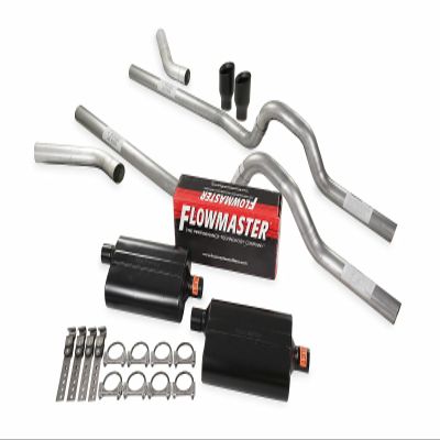 Truck Exhaust Kits - ShopLine Dual Exhaust System 3" Fits F-Series 62'-66'