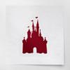 Decal Stickers of Castle (Burgundy) (Set of 2) Premium Waterproof Vinyl Decal Stickers for Laptop Smartphone Car Dirt Bike Wall Room Mason Jar Bathtub Door Skateboard Console - ANDstice75256RE view 1