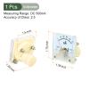 YOKIVE Analog Panel Ammeter, 91C4 Ampere Meter Current Tester, Great for Office, Art, Home, Daily Use (DC 0-500mA) view 2