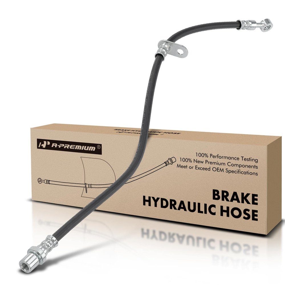 A-Premium Front Driver Brake Hydraulic Hose Compatible with Subaru Models - Forester 2009-2016, Crosstrek 2016, XV Crosstrek 2013-2015 - Replace# 26540SC012