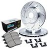 R1 Concepts Front Brake Kit Fits 1996-1998 Volkswagen Golf, Jetta view 1