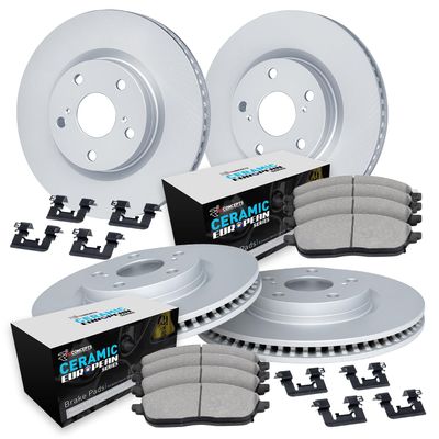 R1 Concepts Front and Rear Brake Kit Fits 2004-2005 Audi Allroad