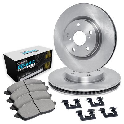 R1 Concepts Front Brake Kit Fits 2017-2019 Audi A4