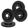 R1 Concepts Front and Rear Brake Rotors Fits 2014 Cadillac CTS view 1