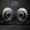 R1 Concepts Front and Rear Brake Rotors Fits 2014 Cadillac CTS view 3
