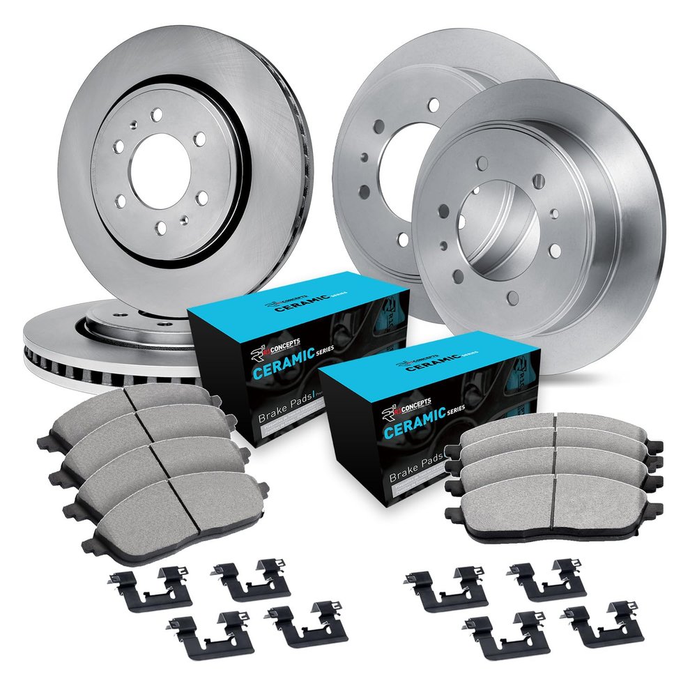 R1 Concepts Front and Rear Brake Kit Fits 2006-2007 Buick Terraza