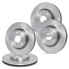 R1 Concepts Front and Rear Brake Rotors Fits 2008-2013 BMW 135i view 1