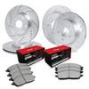 R1 Concepts Front and Rear Brake Kit Fits 2003-2011 Lincoln Town Car view 1