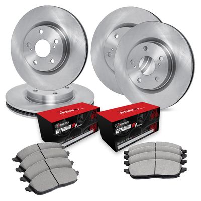 R1 Concepts Front and Rear Brake Kit Fits 2015-2020 Acura TLX