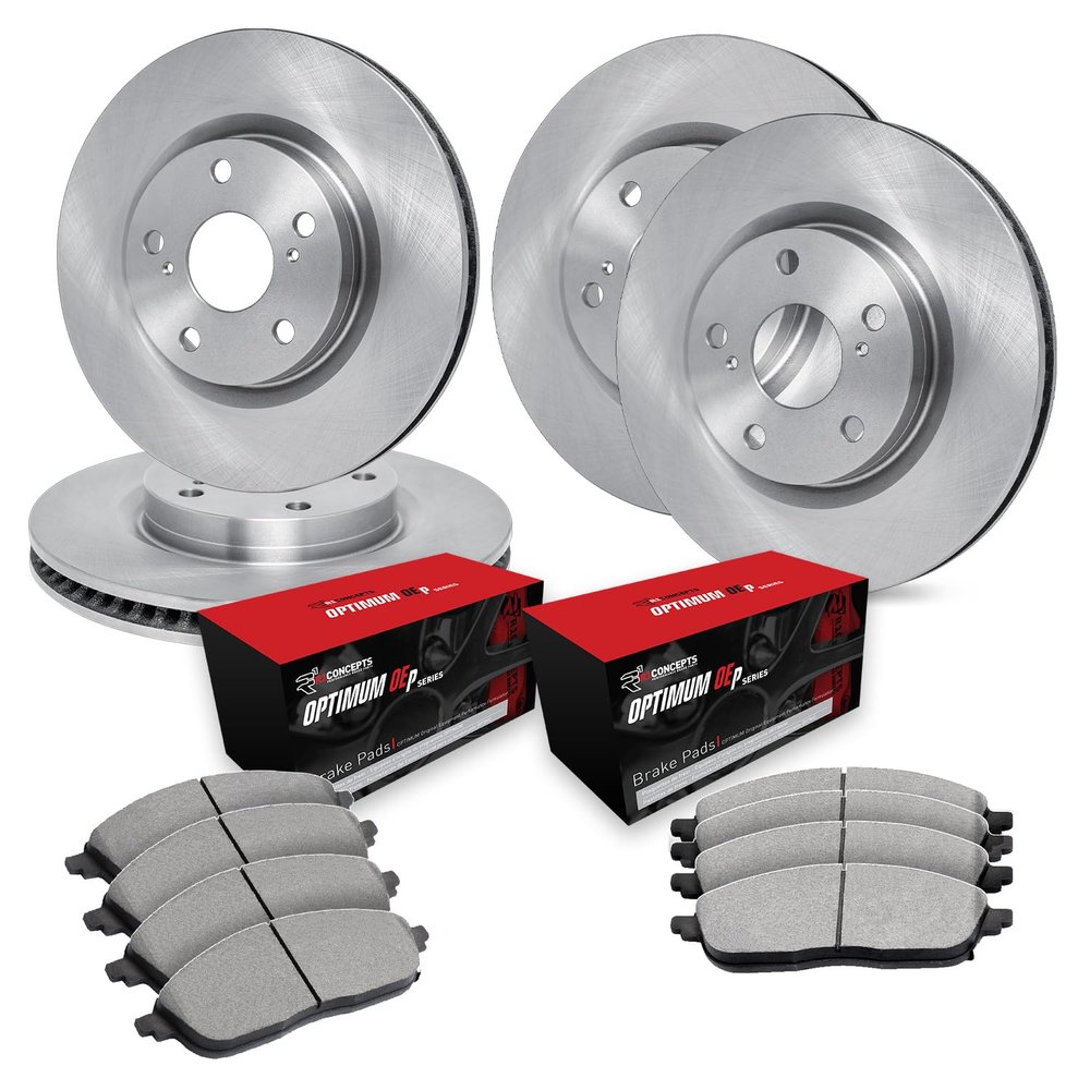 R1 Concepts Front and Rear Brake Kit Fits 2015-2020 Acura TLX