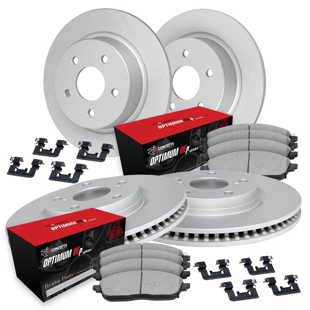 R1 Concepts Front and Rear Brake Kit Fits 2017-2024 Chrysler Pacifica