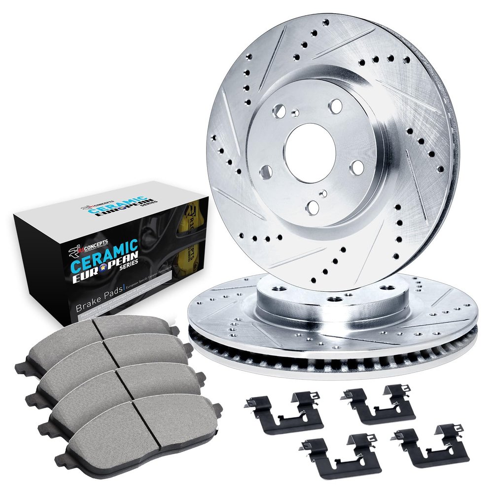 R1 Concepts Front Brake Kit Fits 2012-2015 Audi TTS