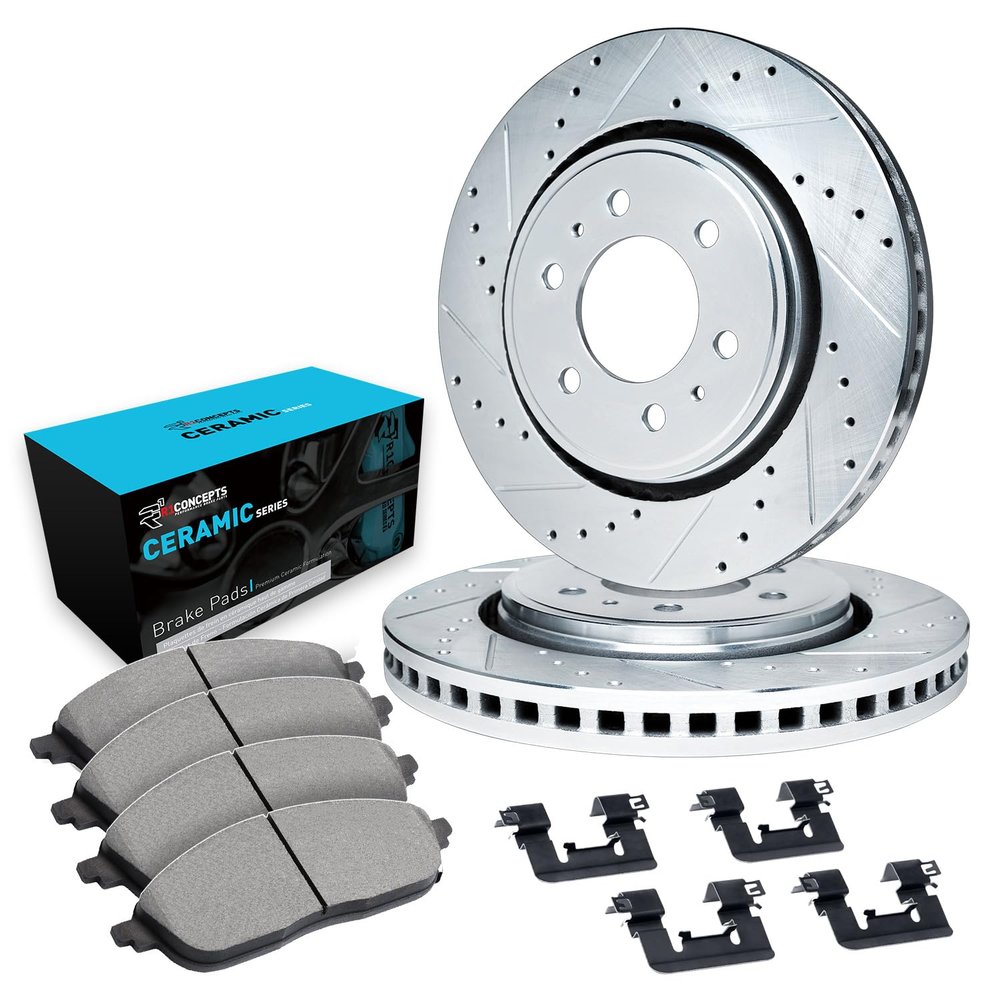 R1 Concepts Rear Brake Kit Fits 2007-2014 Cadillac Escalade