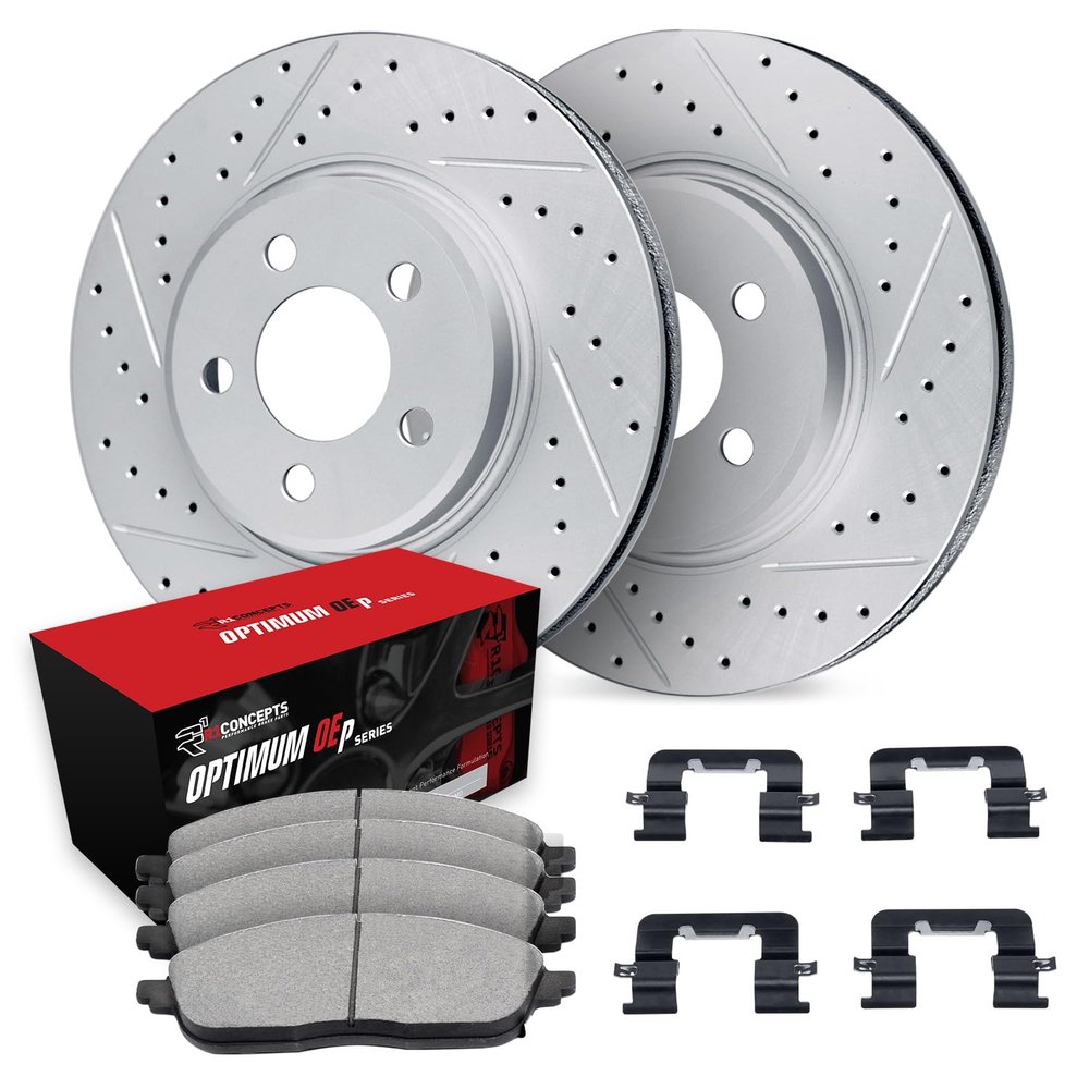 R1 Concepts Front Brake Kit Fits 1991 Buick Commercial Chassis