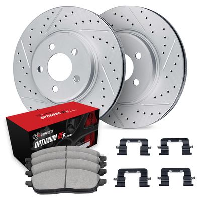 R1 Concepts Front Brake Kit Fits 2011-2018 Porsche Cayenne