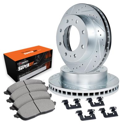 R1 Concepts Rear Brake Kit Fits 2011-2022 Ford F-350