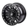 (2 Pack) 4/156 Tusk Nebo Beadlock Wheel 14x7 4.0 + 3.0 Matte Black For POLARIS RZR 900 Trail Sport 2021-2024 view 2