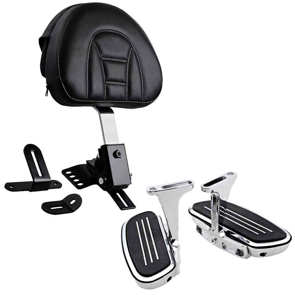 Astra Depot Driver Backrest & Floorboards for 1988-2020 Harley Touring