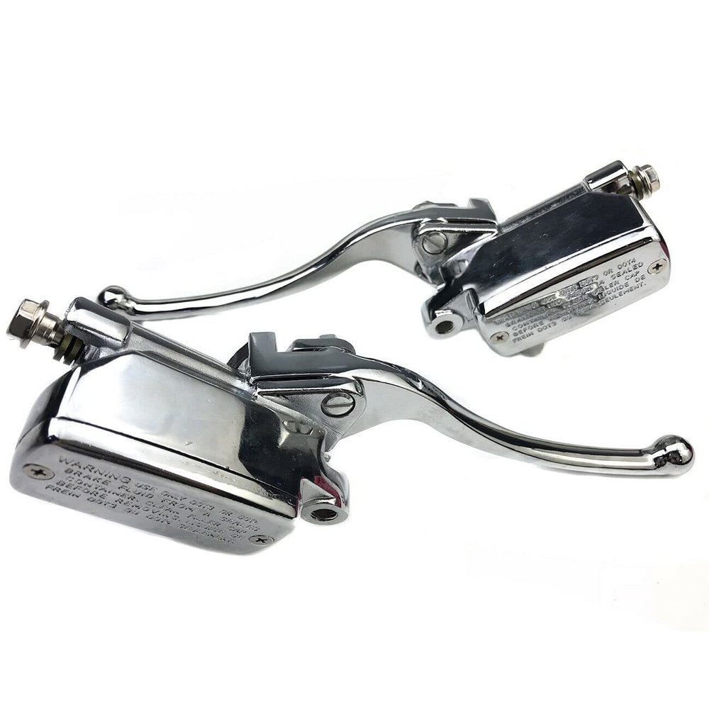 EVRS LLC 7/8" Motorcycle Handlebar Master Cylinder Hydraulic Brake Control & Clutch Lever